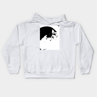 Empty Space Cat Lovers Kids Hoodie